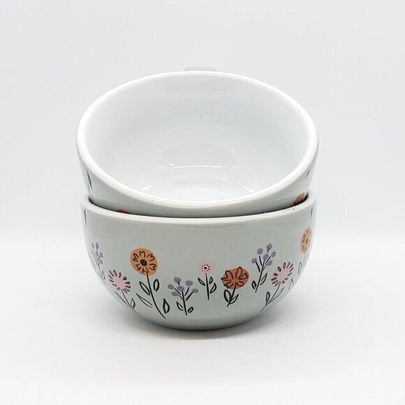 David's Tea Set Of Two Flowers Jolly Tea Cups - Picture 2 of 5